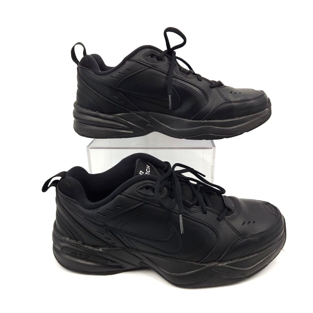Nike Air Monarch IV Shoes Men's Size 11.5 Comfort Walking Dad 415445-001 Black